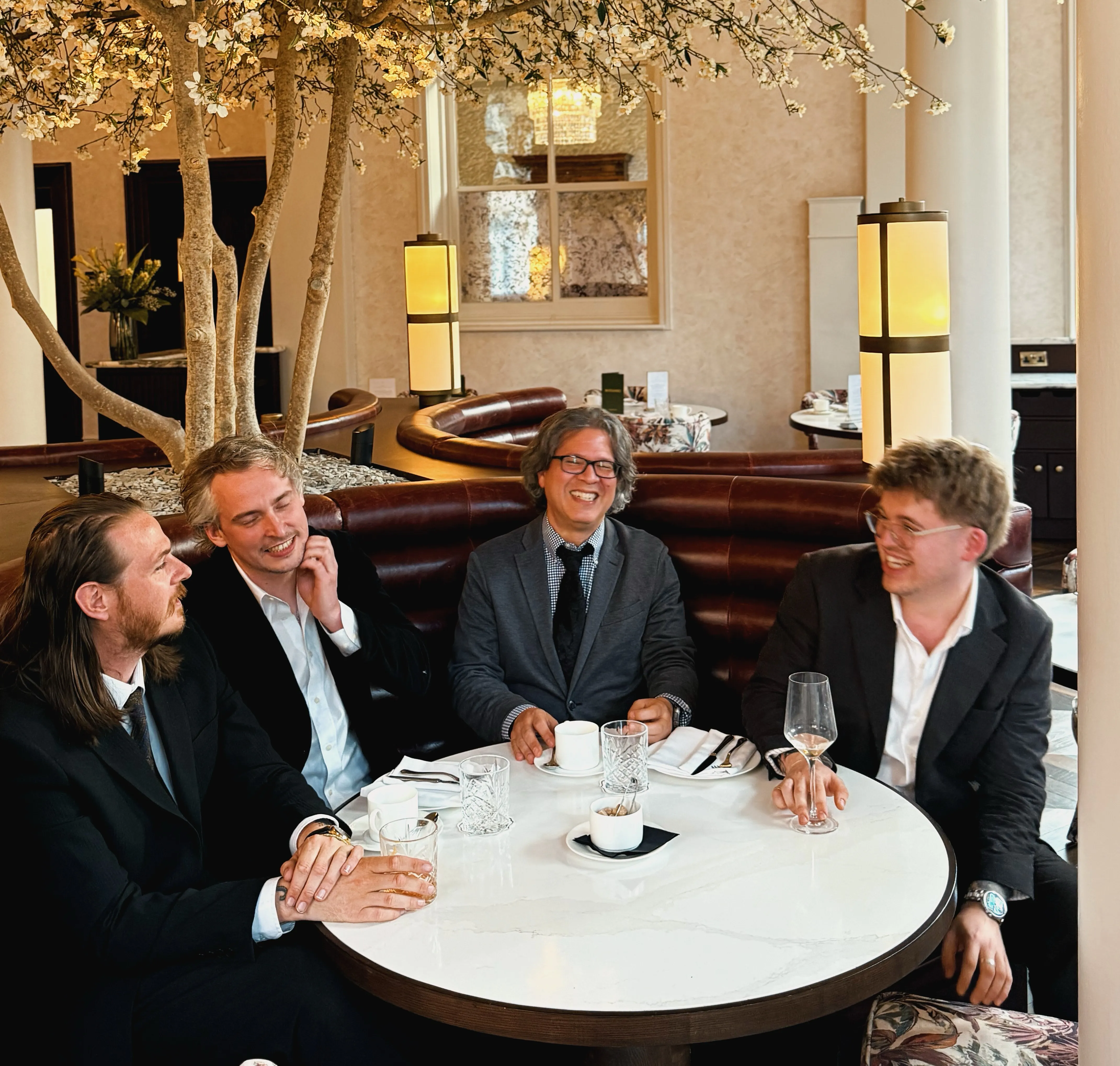 Jazz quartet performing live